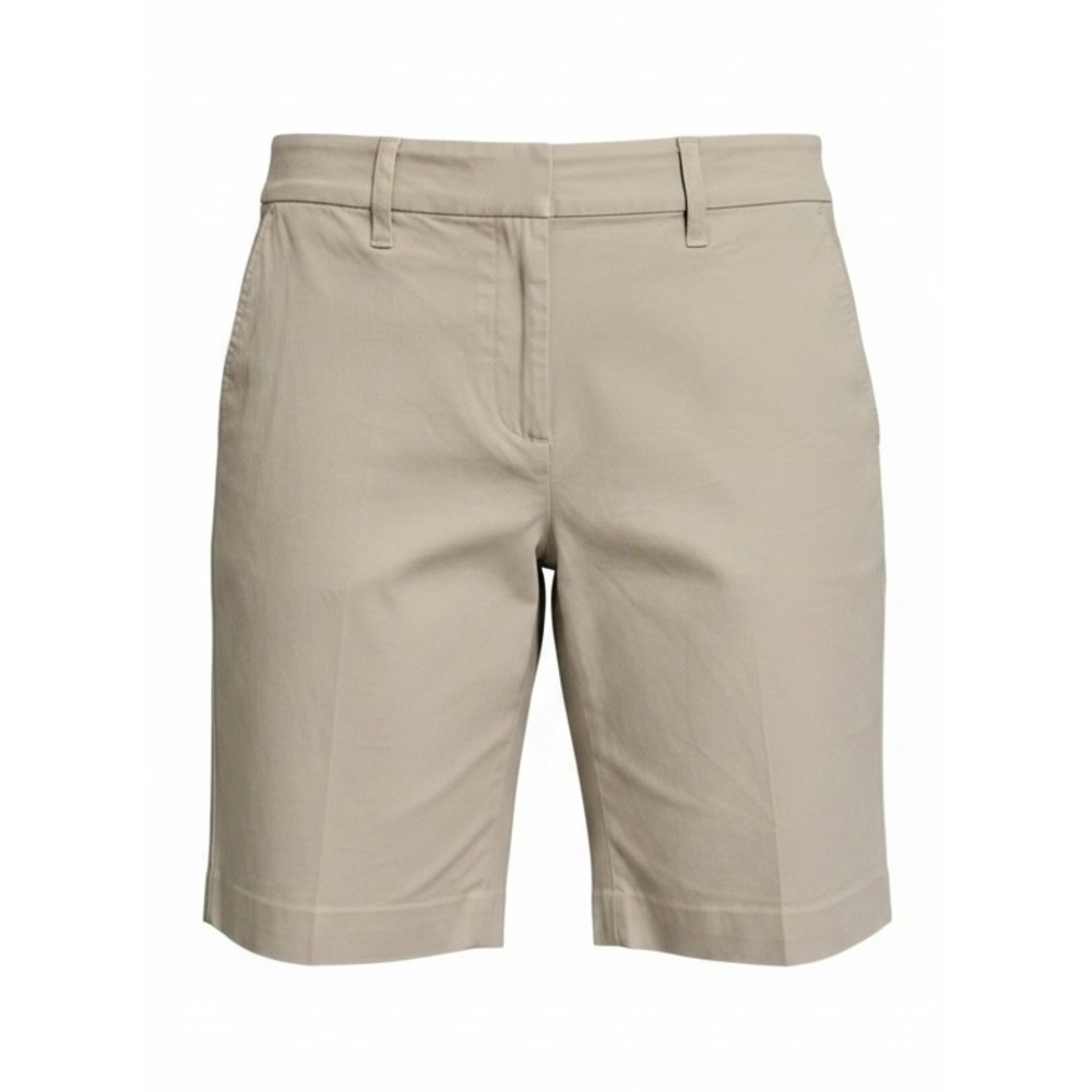 Talbots Perfect Short 9.5 Inch Chino Shorts Tan Beige Size 12P Petite Womens